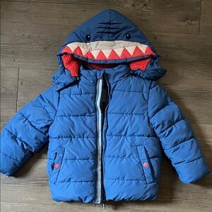 Mini Boden Blue Shark Jacket